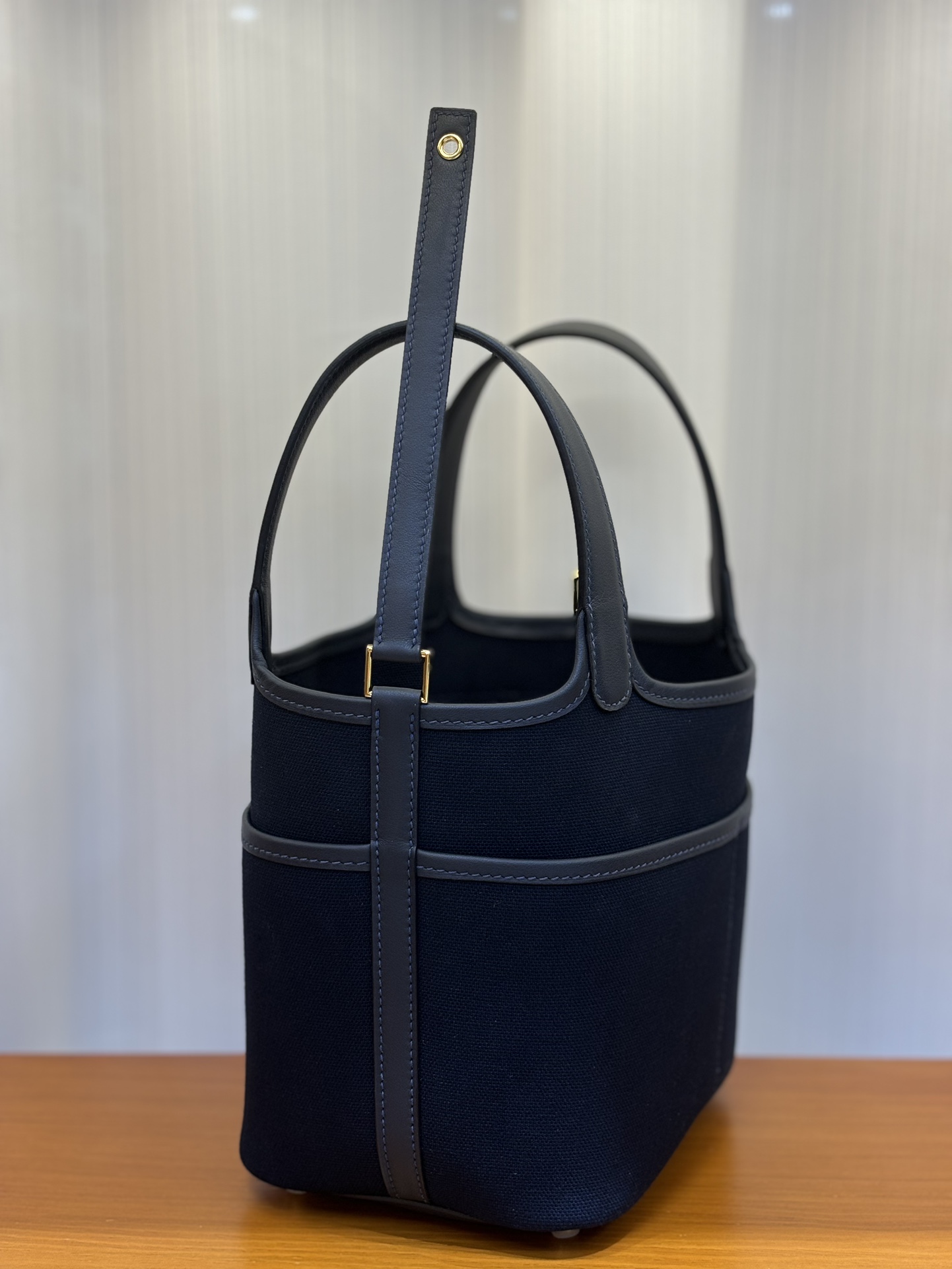 Hermes Picotin Lock 18 Pocket Bag In Blue Nuit 